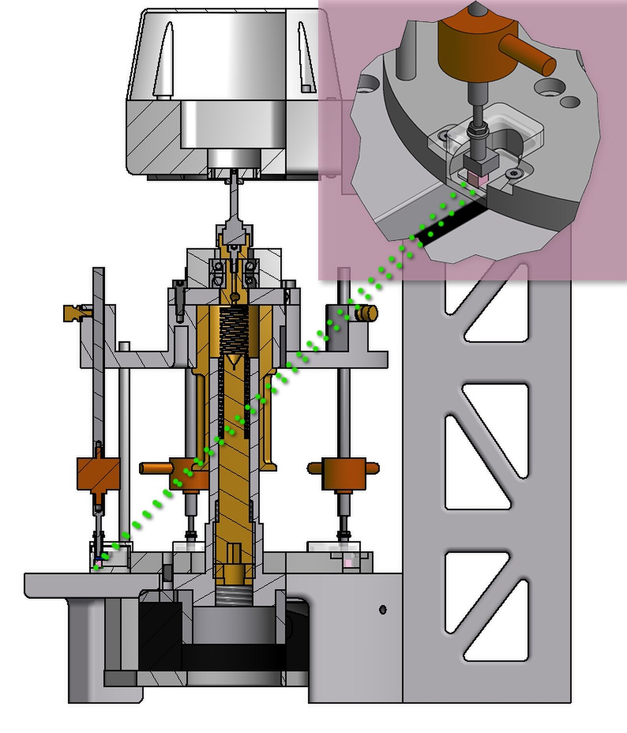 Schematic of a bioreactor instrumented with multiple probes feeding signals to control and data systems